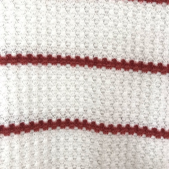 Paper Crane Striped Long Sleeve Top | High Side Slits - Picture 8 of 12